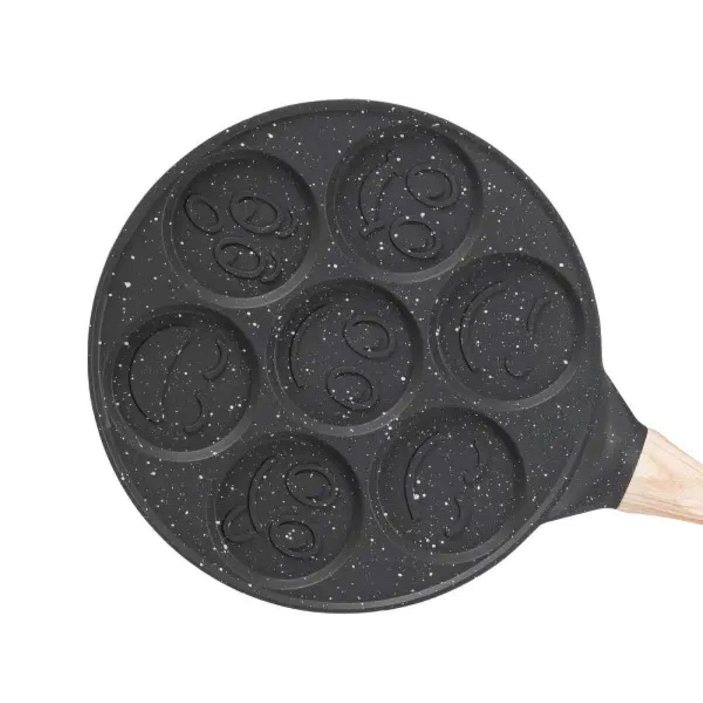 Breakfast Сковорода смайл Ø 26.5 (см) на 7 секцій для панкейків сіра HP39584C Коломия - фото 2