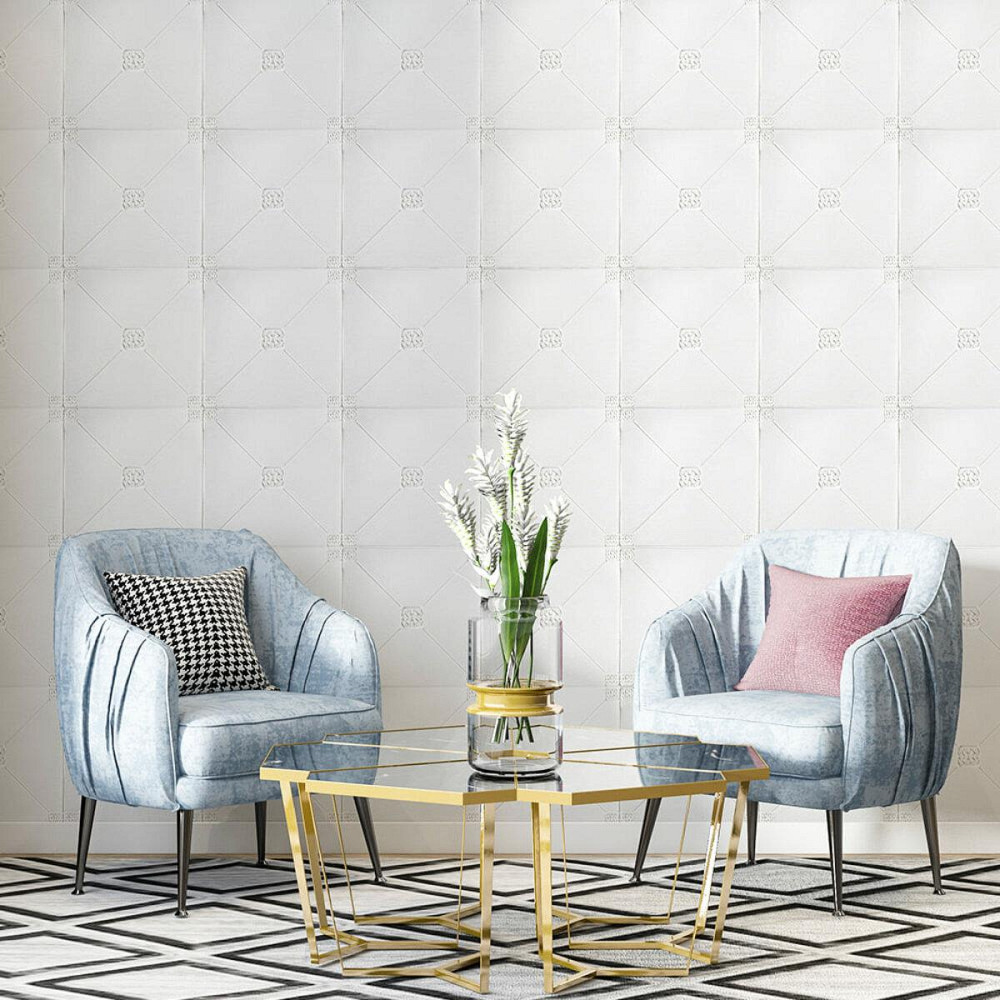 Самоклеющаяся декоративная потолочно-стеновая 3D панель 700x700x4.5мм Плитка (164) SW-00000181 Днепр - изображение 5