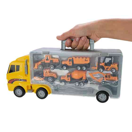 Детский трейлер с машинками PS006-4 в наборе 6 машинок Винница