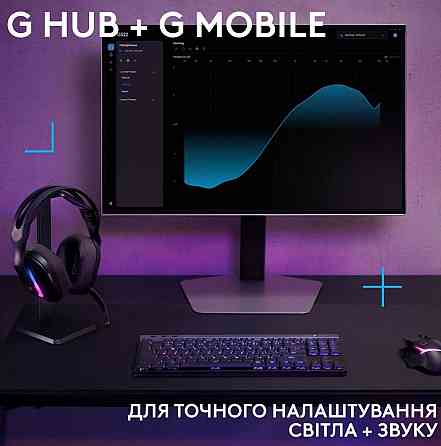 Ігрові навушники Logitech G522 Lightspeed Black Харків