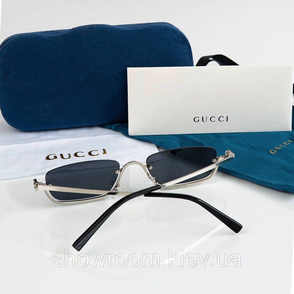 Женские брендовые солнцезащитные очки GG (9524) Киев - изображение 4