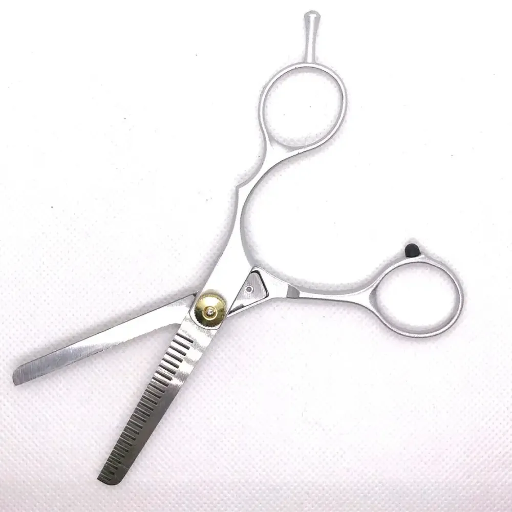 Перукарські ножиці Zinger суцільнометалеві, одностороннє філіровка, розмір леза – 5,6 см. Київ - фото 2