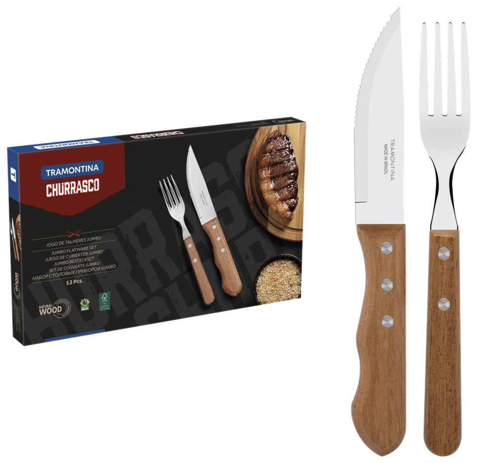 Набор приборов для гриля Tramontina Barbecue, 12 предметов (6584598) Киев - изображение 1