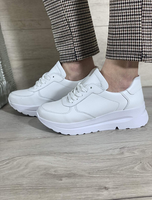 Dino Vittorio Кросівки жіночі Dino Vittorio 2036-56-183 білі (весна-осінь, шкіра натуральна) (4 Коломыя - изображение 2