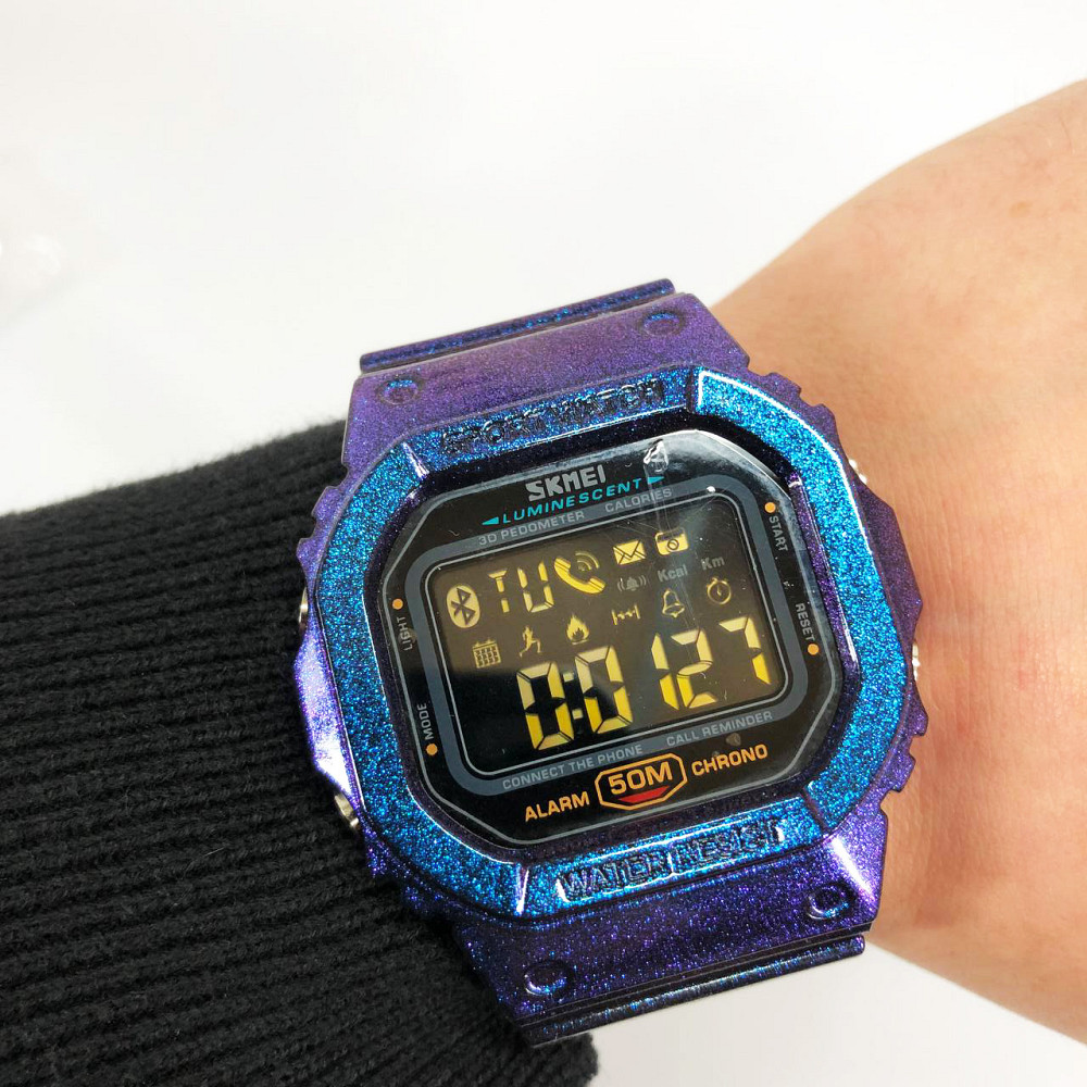 Спортивні годинники чоловічі водонепроникні SKMEI 1629GTPL, Годинники спортивні скмей VL-25 Івано-Франківськ - фото 5