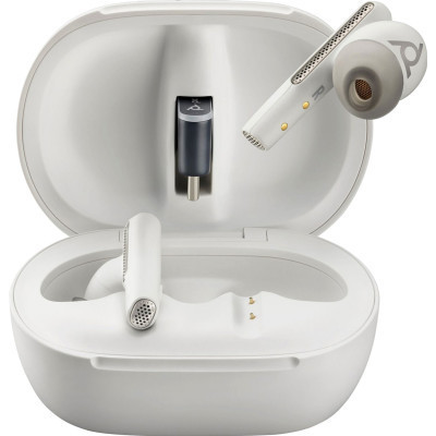 Наушники Poly TWS Voyager Free 60+ Earbuds + BT700C + TSCHC White (7Y8G6AA) Винница - изображение 2