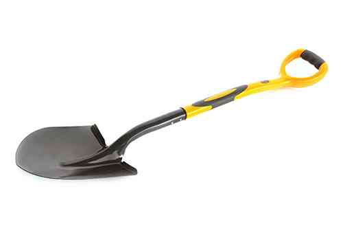 Лопата с фибергласовой ручкой штыковая Американка 290×218×1050мм СИЛА Киев