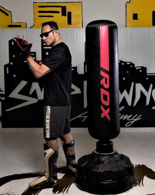 Рукавиці для ММА RDX F6 KARA Matte Red Plus L/XL (капа у комплекті) Луцьк - фото 8