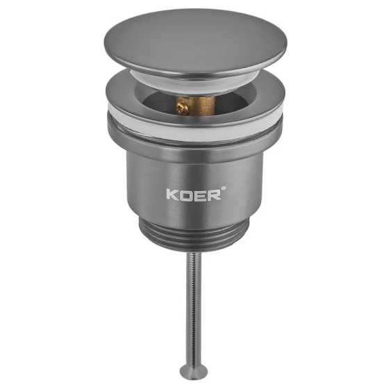 Донний клапан для раковини Koer PW-11-07 1 1/4''  універсальний  СLICK-СLACK  ( 14903 ) Харків