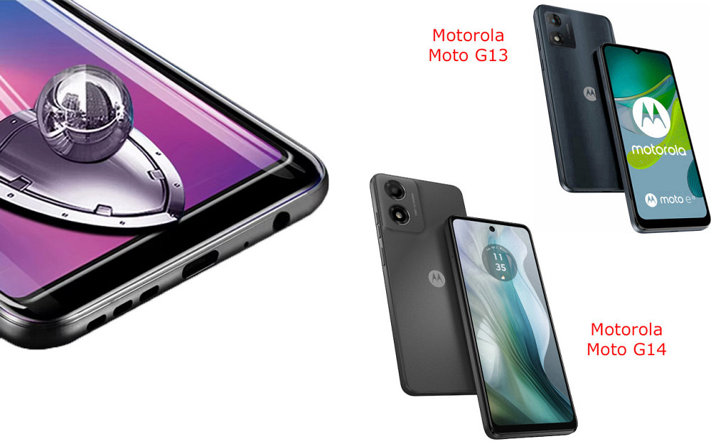 Захисне скло DefenzoGlass для Motorola Moto G13, Moto G14 – подвійна міцність Київ - фото 2