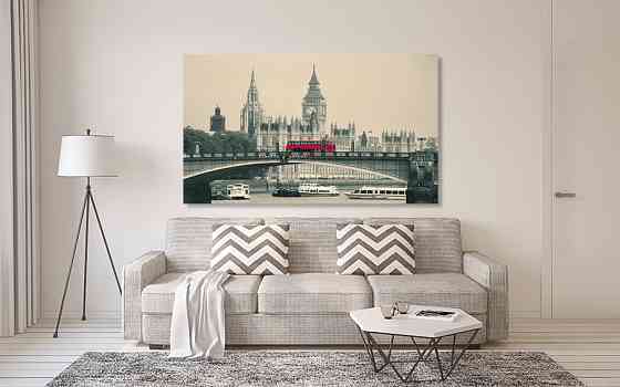 Картина холст в гостиную / спальню   Велика Британія    MLP_142 90х180см Киев