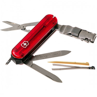 Нож Victorinox NailClip 580 Transparent Red (0.6463.T) Винница - изображение 2