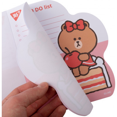 Бумага для заметок Yes To Do Line Friends girl планшет с магнитом, блок 52 листа (170326) Винница - изображение 3
