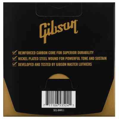 Струни для гітари Gibson SEG-BWR11 Brite Wire Reinforced Medium (11-50) (230468) Вінниця