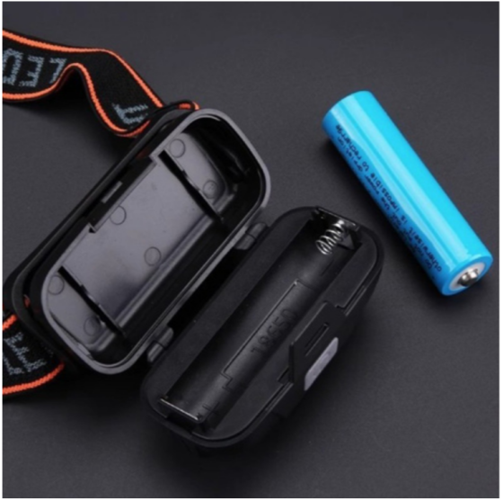 Налобний ліхтар KX-302-LED, 2COB, PL168, 1x18650, ЗУ Type-C Дніпро