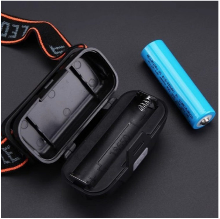 Налобний ліхтар KX-302-LED, 2COB, PL168, 1x18650, ЗУ Type-C Дніпро - фото 2