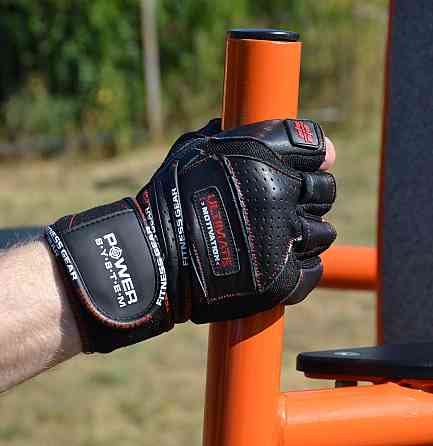 Рукавички для фітнесу Power System PS-2810 Ultimate Motivation Black Red Line XL Кам'янське