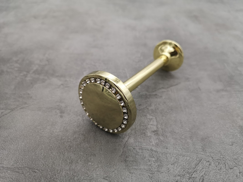 Підхват для штор Orvit Фламо 130 х 55 мм Золото (00-00000887) Львов - изображение 1