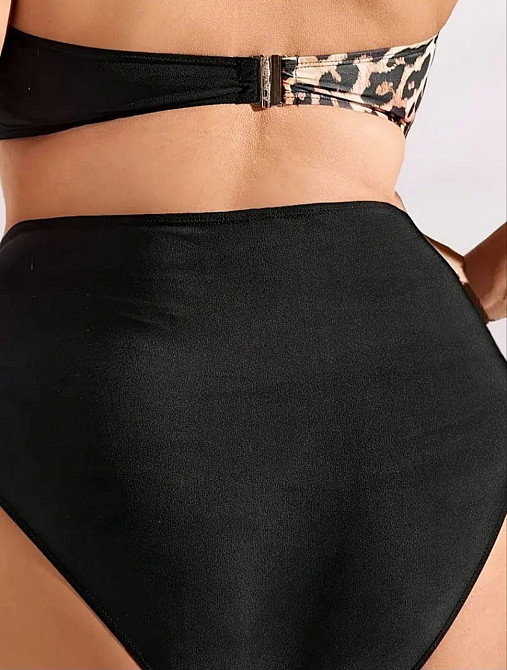 Роздільний купальник великого розміру жіночий леопардовий Київ - фото 6