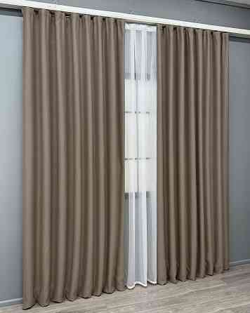 Комплект готових штор VR-Textil Bagema Rvs № 1289ш Какао 140х290 см 2 шт (39-0115) Київ