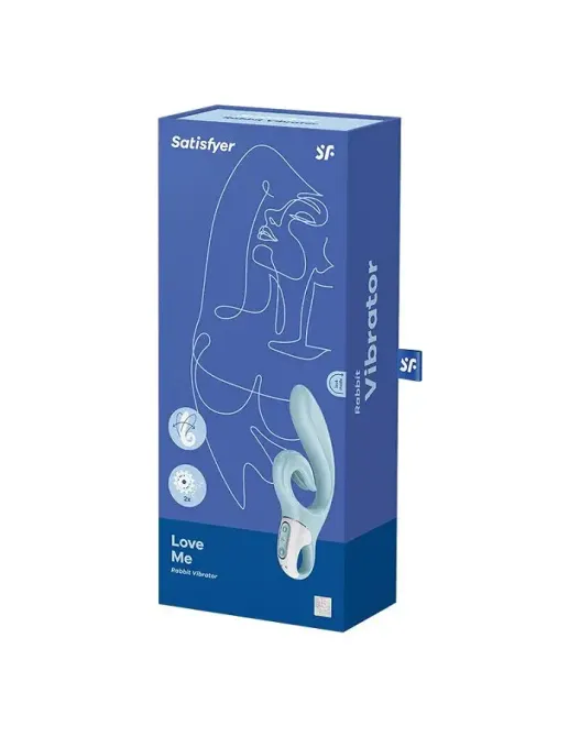Вібратор-кролик Satisfyer Love Me Blue Львів - фото 7