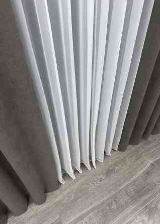 Шторна тканина мікровелюр Petek YL колір темно-сірий 1711ш Київ