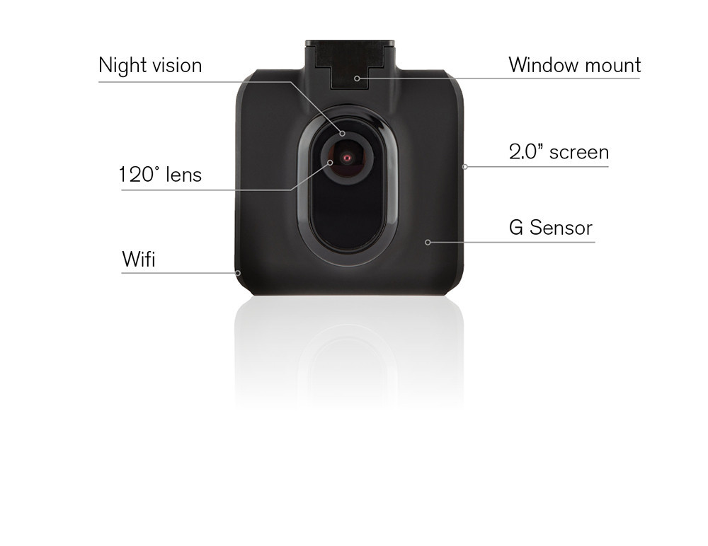 Видеорегистратор автомобильный RING RDC10 с дисплеем, ночное видение, Wi-Fi Харьков - изображение 6