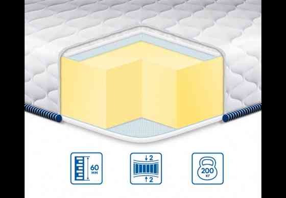 МАТРАС МОДЕЛЬ BIG-MEMORY/БИГ МЕМОРИ 120х190, Трикотак Харьков