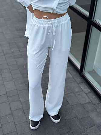 Костюм-тройка женский летний с шортами и брюками Белый XL-XXL Харьков