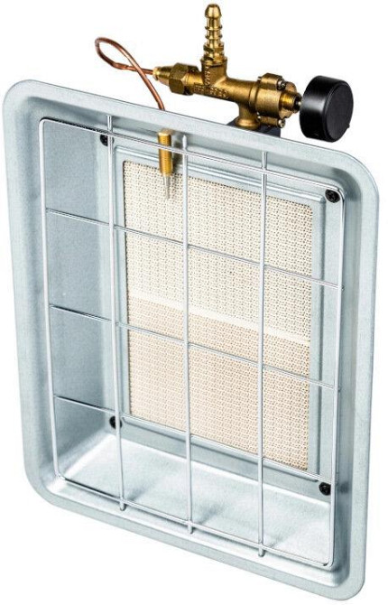 Газовий інфрачервоний обігрівач 3,4 кВт RAVANSON BRI-85N + газовий редуктор Bradas 37 мбар Київ - фото 5