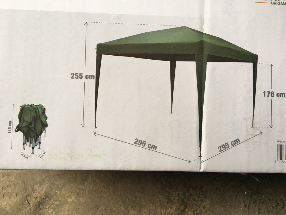 Павільйон садовий розкладний 2,95*2,95 м. "Eori" Київ - фото 4