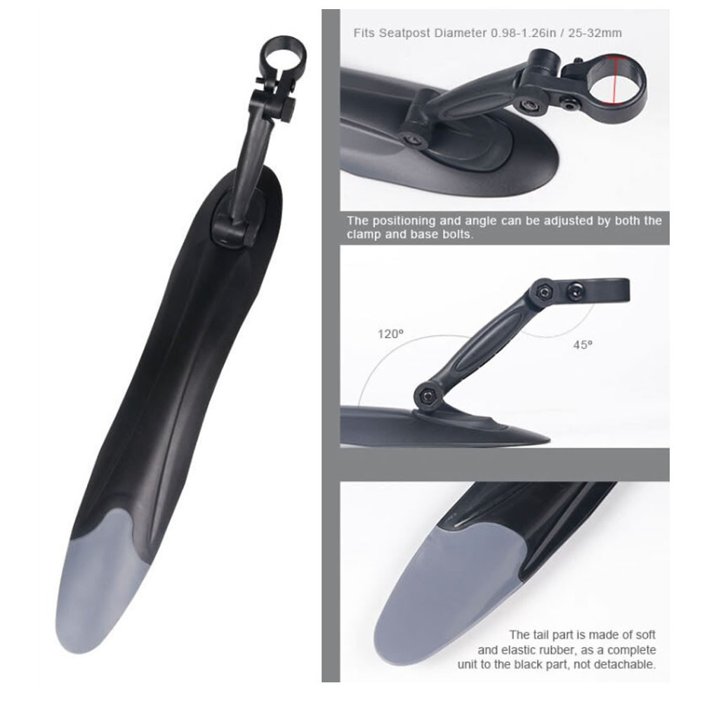 Крила велосипедні Feel Fit чорний Бровари - фото 8