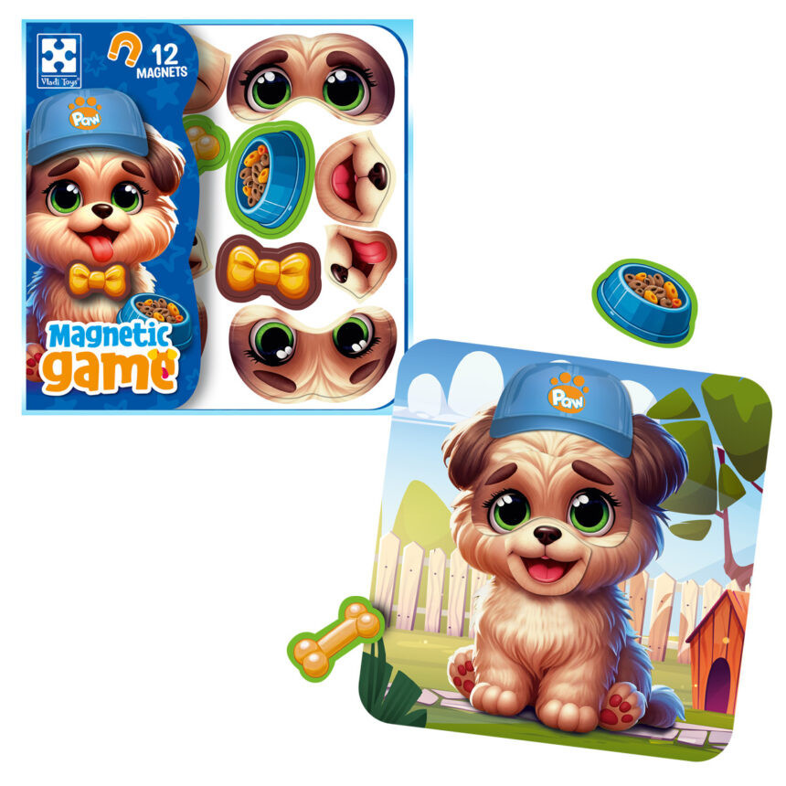 Гра розвиваюча "Емоції Песика" VT3220-04, 12 магнітів Вінниця - фото 2