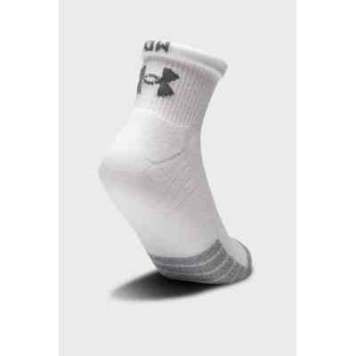 Носки Under Armour 1353262-100 Heatgear Quarter 3 пари Білий LG (192811960434) Винница
