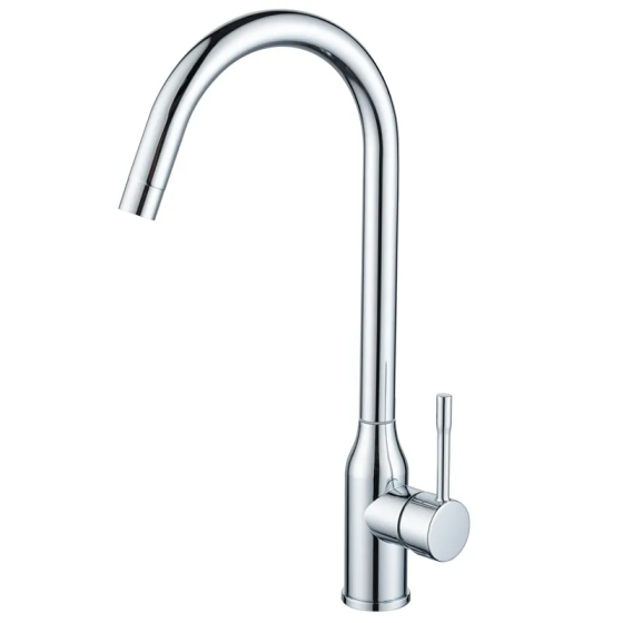 Змішувач для кухні Zerix CRV-011 Chrome з нерж. сталі (колір хром) (ZX6148) ( 29757 ) Харків