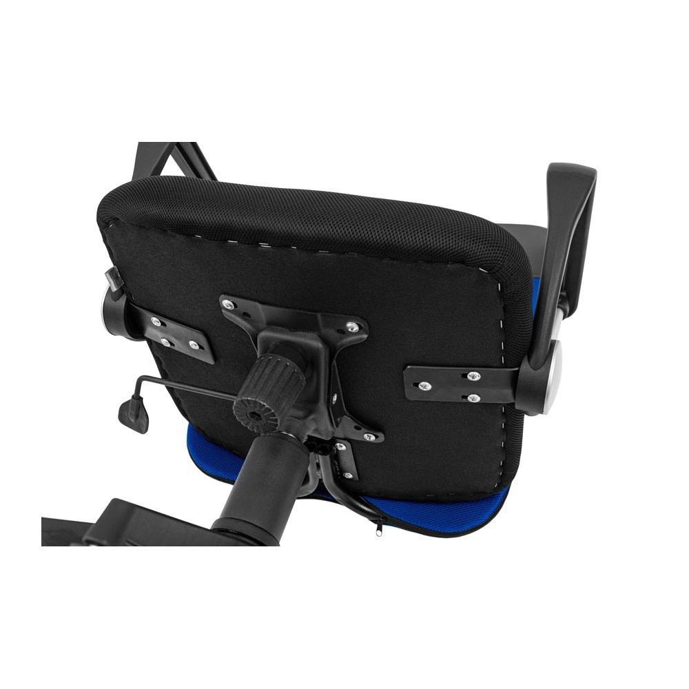 Офисное кресло руководителя Ultra M1 Tilt Черно-синий Киев - изображение 9