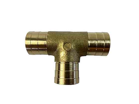 Перехідник шлангів обігрівача (D 18х18х18) латунь (трійник) Мукачево