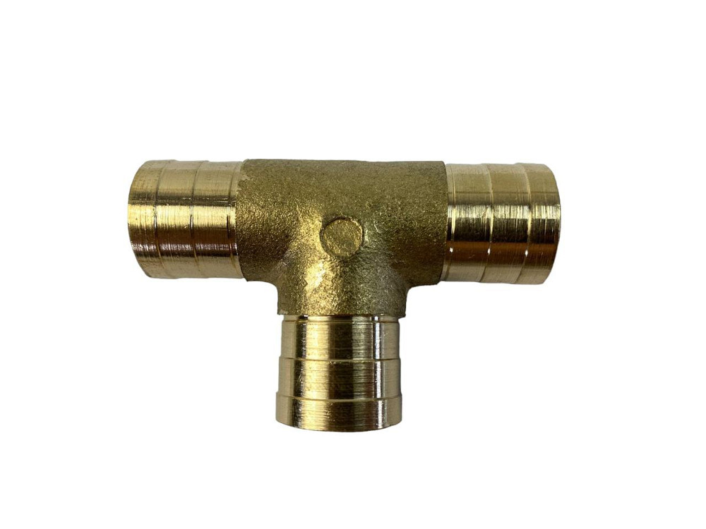 Перехідник шлангів обігрівача (D 18х18х18) латунь (трійник) Мукачево - фото 1