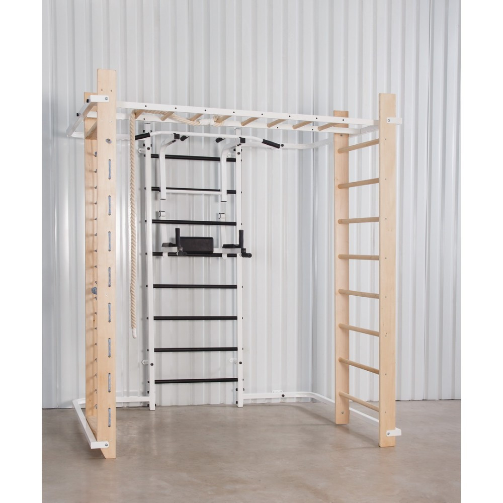 Шведская стенка спортивный комплекс Olimp White для детей и взрослых усиленная металлическая для всей семьи Каменское - изображение 4