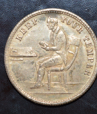 Великобританія 1867год токен ігровий Полтава