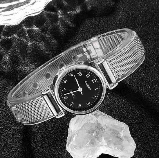 Жіночий подарунковий набір Silver Elegance годинник та п'ять браслетів сріблястий Київ - фото 3
