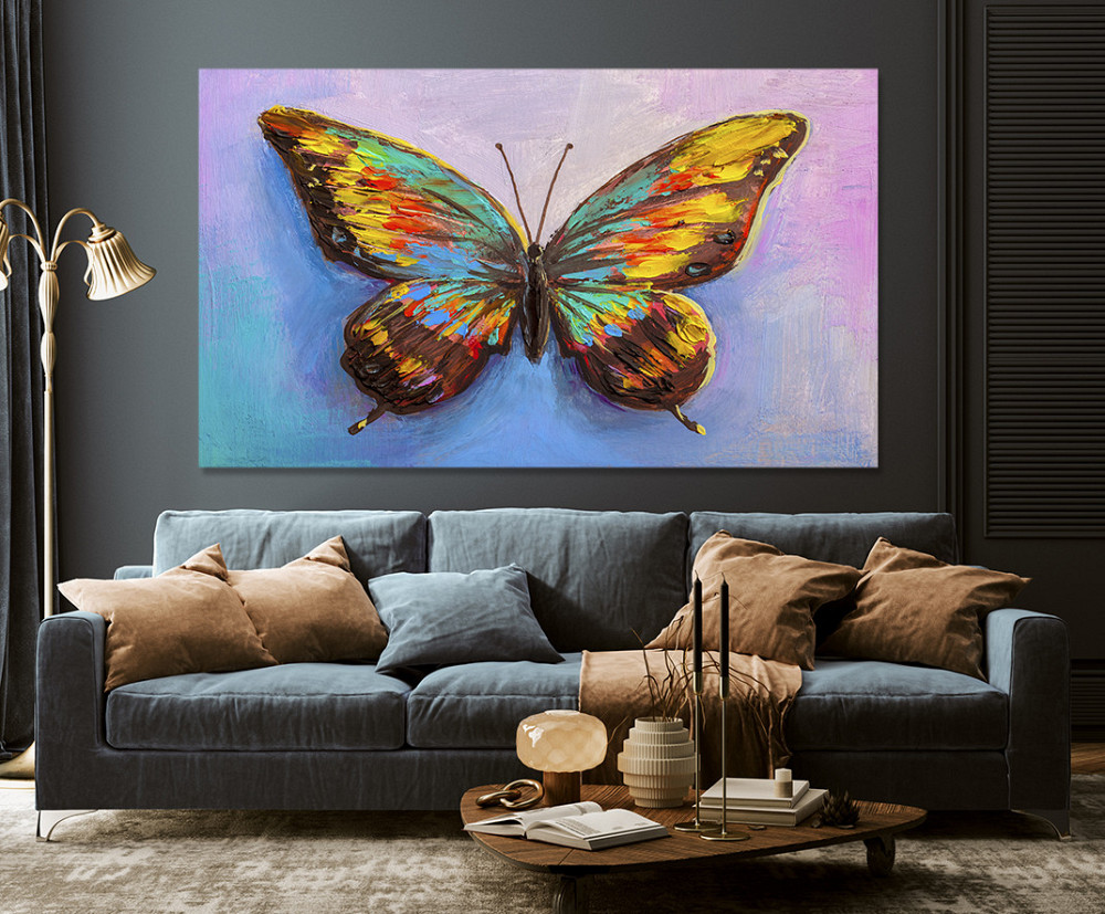 Картина холст в гостиную / спальню  Метелик      MLP_58 90х180см Киев - изображение 3