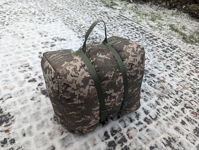 Зимовий спальний мішок просторий -35 Omni-Heat. Спальник ЗСУ. Військовий спальний мішок збільшень 2 Дніпро - photo 5