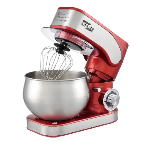 Кухонный тестомес миксер 4в1 3500 Вт на 6 литров Zepline из нержавеющей стали ZP-136 Коломыя
