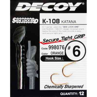 Крючок Decoy K-108 Katana 07 (12 шт/уп) (1562.03.49) Винница