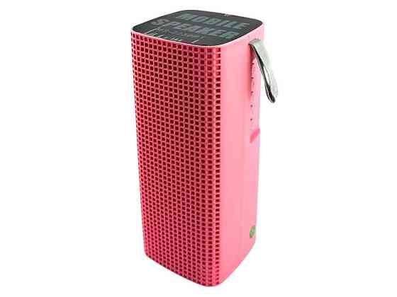Портативна колонка MS- 2230 RGB/USB/FM/microSD/AUX ріжева ТМ STEREO Київ