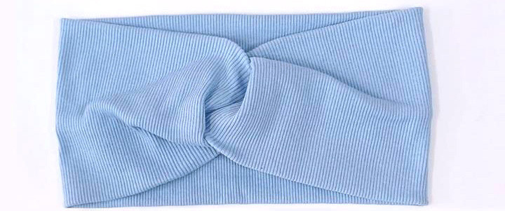 Повязка на голову женская голубая Киев - изображение 1