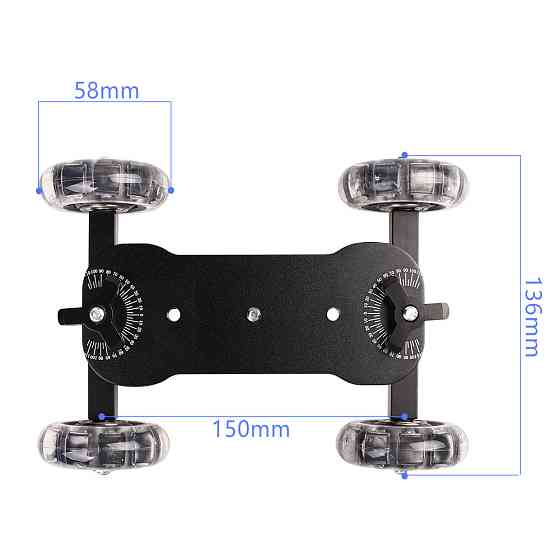 Тележка-скейтер Dolly для відеозйомки та панорам Київ