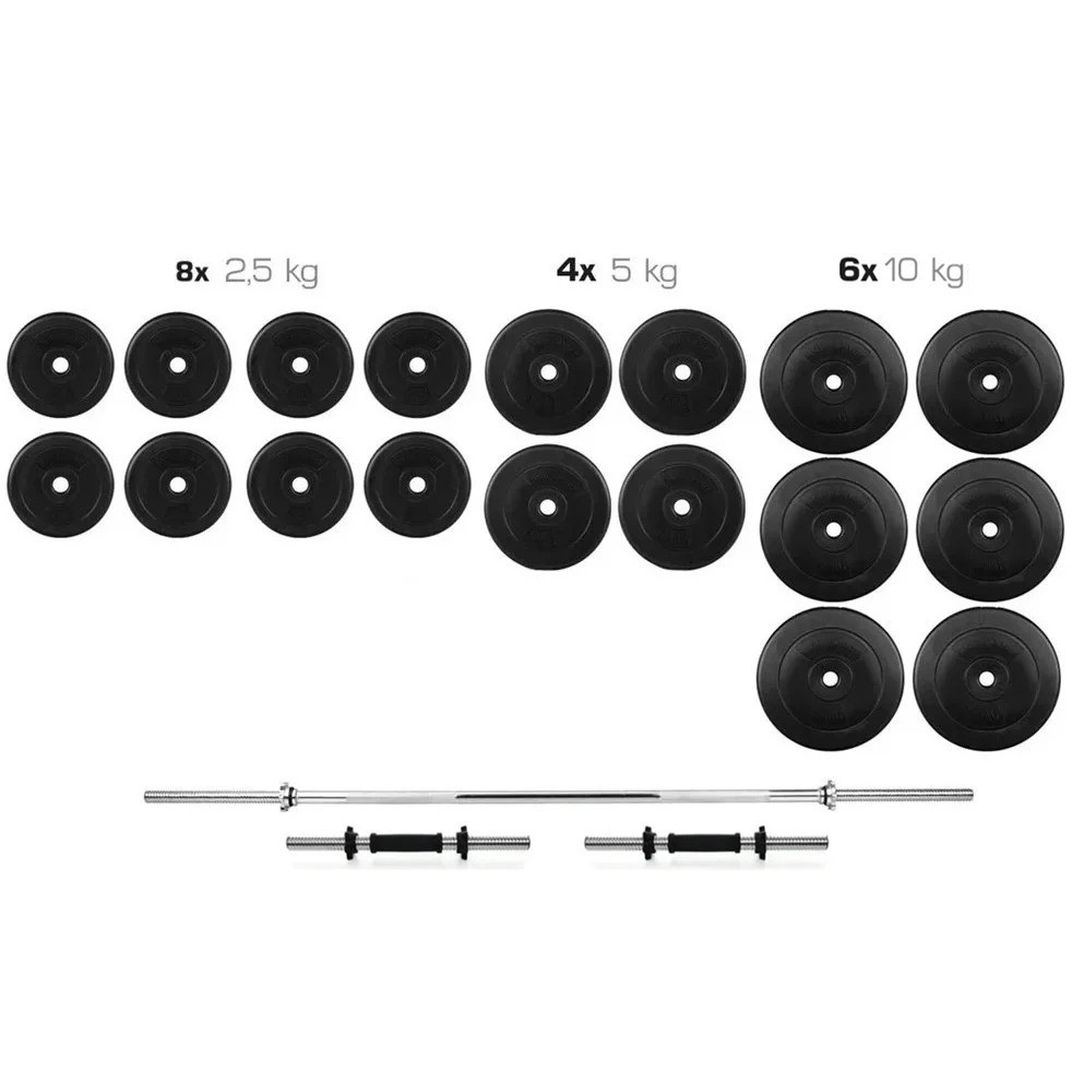 Скамья для жима 7F L310 + Штанга 110 кг + Гантели 2*21 кг комплект набор для силовых тренировок Киев - изображение 4