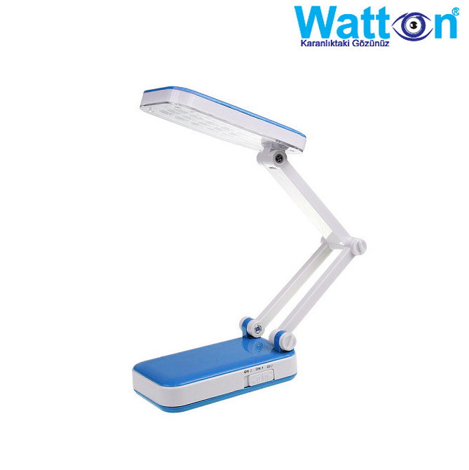 Акумуляторна настільна лампа Watton WT-006 світлодіодний світильник трансформер працює 10 годин Блакитний Кам'янець-Подільський - фото 2